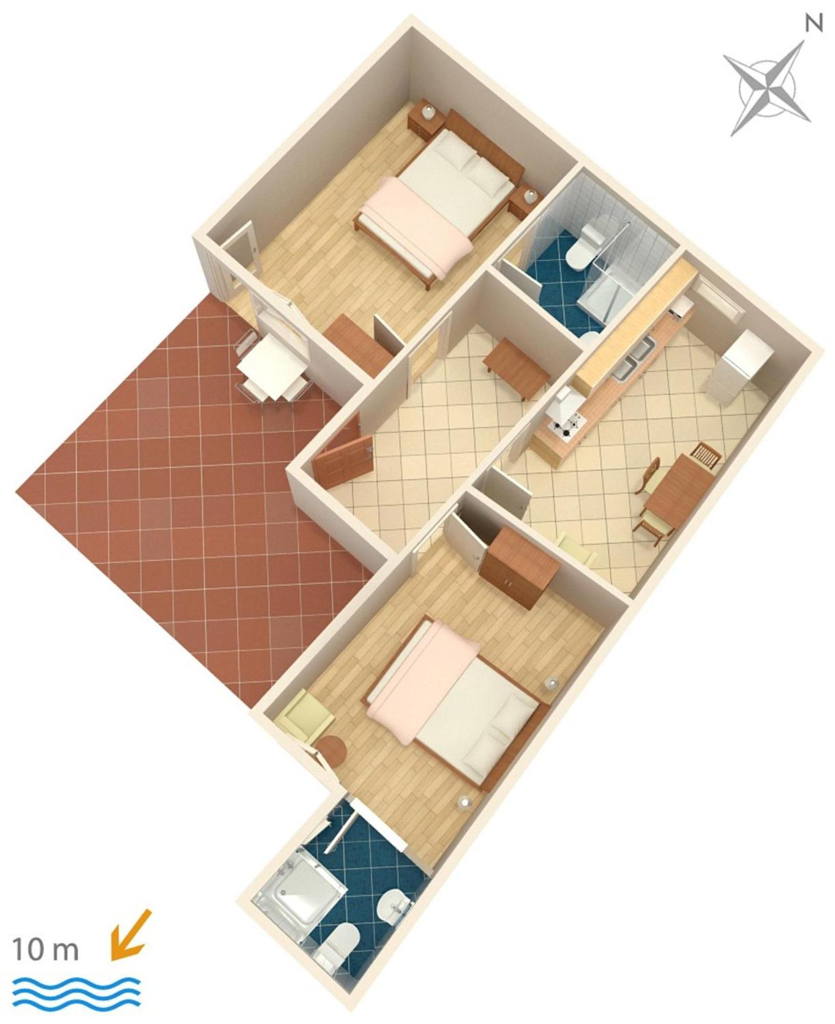 Family Friendly Seaside Apartments Brodarica, Sibenik - 4833 Бродариця Екстер'єр фото